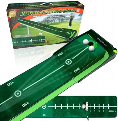 Best Track Puttingmatte Infinity Green mit Ballrücklaufschiene